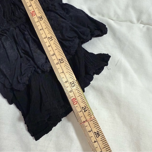 Free People Prairie Dust Romper Black Size S - Picture 7 of 11